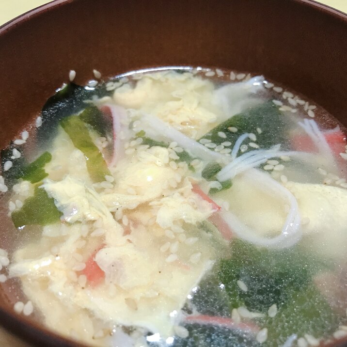 5分で出来る！中華スープ☺︎